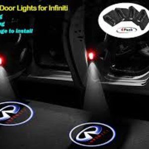 4x PCs Car Logo LED Welcome Light Wireless LED Shadow Projector Car Door Laser K